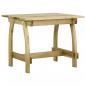 Preview: ARDEBO.de - Gartentisch 110x74x75 cm Imprägniertes Kiefernholz