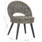 Preview: Sessel Kubu-Rattan Schwarz