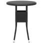Preview: 5-tlg. Garten-Lounge-Set Poly Rattan Schwarz