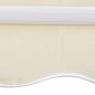 Preview: Markisenbespannung Canvas Creme 3 x 2,5 m (ohne Rahmen)