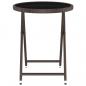 Preview: 5-tlg. Bistro-Set Poly-Rattan und Hartglas Braun