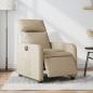 Preview: ARDEBO.de - Relaxsessel Elektrisch Creme Stoff