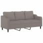 Preview: 3-Sitzer-Sofa Taupe 180 cm Stoff