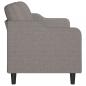 Preview: 3-Sitzer-Sofa Taupe 180 cm Stoff
