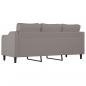 Preview: 3-Sitzer-Sofa Taupe 180 cm Stoff