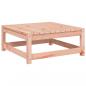 Preview: Gartenhocker mit Kissen Massivholz Douglasie