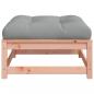 Preview: Gartenhocker mit Kissen Massivholz Douglasie