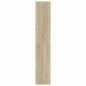 Preview: Schuhschrank mit 4 Klappen Sonoma-Eiche 80x34x187,5 cm