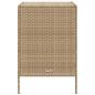 Preview: Gartenschrank Beige 55x59x80 cm Poly Rattan