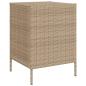 Preview: Gartenschrank Beige 55x59x80 cm Poly Rattan