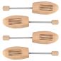 Preview: Schuhspanner 2 Paar EU 43-46 Massivholz Lotus