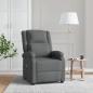 Preview: ARDEBO.de - Massagesessel Dunkelgrau Stoff