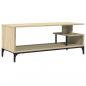 Preview: TV-Schrank Sonoma-Eiche 102x40x41 cm Holzwerkstoff und Stahl