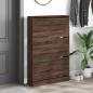 Preview: Schuhschrank Braun Eichen-Optik 80x21x125,5 cm Holzwerkstoff