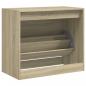 Preview: Schuhschrank Sonoma-Eiche 80x42x69 cm Holzwerkstoff