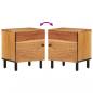 Preview: Nachttische 2 Stk. 40x33x46 cm Massivholz Akazie