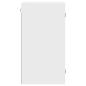Preview: Wandschrank mit Glastüren Weiß 35x37x68,5 cm