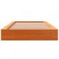 Preview: Massivholzbett ohne Matratze Wachsbraun 90x200 Kiefernholz