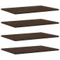 Preview: Wandregale 4 Stk. Braun Eichen-Optik 60x40x1,5 cm Holzwerkstoff