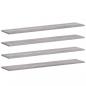 Preview: Wandregale 4 Stk. Grau Sonoma 100x20x1,5 cm Holzwerkstoff
