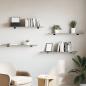 Preview: Wandregale 4 Stk. Grau Sonoma 100x20x1,5 cm Holzwerkstoff