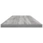 Preview: Wandregale 4 Stk. Grau Sonoma 100x20x1,5 cm Holzwerkstoff