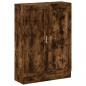 Preview: Bücherschrank Räuchereiche 82,5x30,5x115 cm Holzwerkstoff
