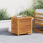 Preview: Gartenbox mit Lüftungsschlitzen 60x50x56 cm Massivholz Akazie