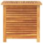 Preview: Gartenbox mit Lüftungsschlitzen 60x50x56 cm Massivholz Akazie