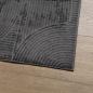 Preview: Teppich IZA Kurzflor Skandi-Stil Anthrazit 160x230 cm