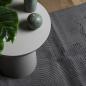 Preview: Teppich IZA Kurzflor Skandi-Stil Anthrazit 160x230 cm