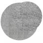 Preview: Shaggy-Teppich PAMPLONA Hochflor Modern Grau Ø 280 cm