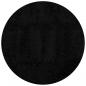 Preview: Shaggy-Teppich PAMPLONA Hochflor Modern Schwarz Ø 240 cm