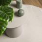 Preview: Teppich IZA Kurzflor Skandinavischer Look Creme Ø 120 cm