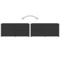 Preview: ARDEBO.de - TV-Schrank Grau 80x34x36 cm Holzwerkstoff