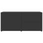 Preview: TV-Schrank Grau 80x34x36 cm Holzwerkstoff