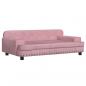 Preview: Hundebett Rosa 90x53x30 cm Samt