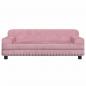 Preview: Hundebett Rosa 90x53x30 cm Samt