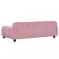 Preview: Hundebett Rosa 90x53x30 cm Samt
