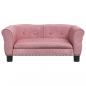 Preview: Hundebett Rosa 70x45x30 cm Samt