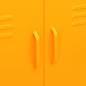 Preview: Lagerschrank Senfgelb 80x35x101,5 cm Stahl    