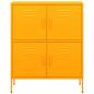 Preview: Lagerschrank Senfgelb 80x35x101,5 cm Stahl    