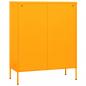 Preview: Lagerschrank Senfgelb 80x35x101,5 cm Stahl    