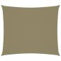 Preview: Sonnensegel Oxford-Gewebe Rechteckig 2,5x3 m Beige
