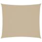Preview: Sonnensegel Oxford-Gewebe Rechteckig 2x2,5 m Beige