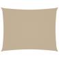 Preview: Sonnensegel Oxford-Gewebe Rechteckig 2,5x4 m Beige