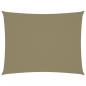 Preview: Sonnensegel Oxford-Gewebe Rechteckig 2,5x4 m Beige