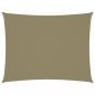 Preview: Sonnensegel Oxford-Gewebe Rechteckig 3,5x4,5 m Beige