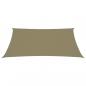 Preview: Sonnensegel Oxford-Gewebe Rechteckig 3,5x4,5 m Beige