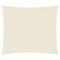 Preview: Sonnensegel Oxford-Gewebe Rechteckig 2x2,5 m Creme